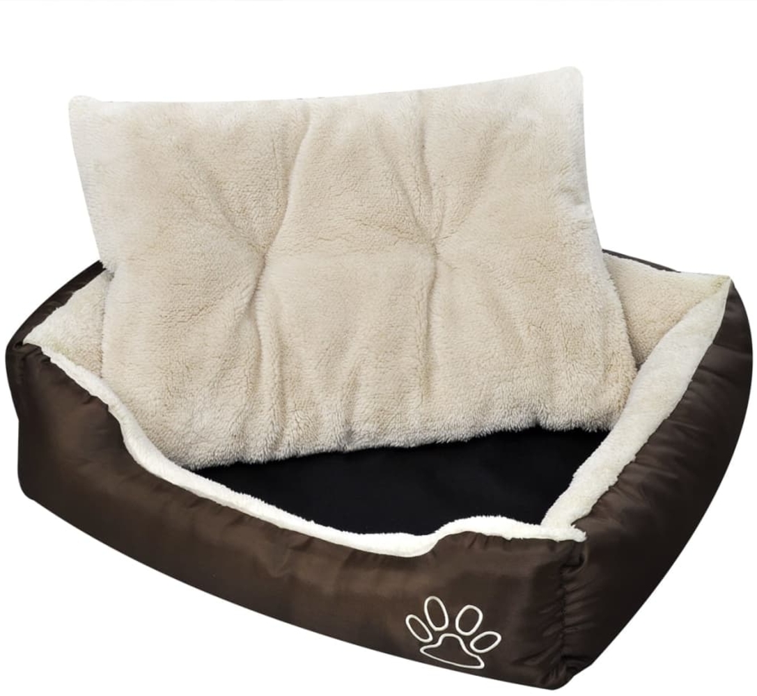 vidaXL Warmes Hundebett mit Polsterkissen M 170204 Bild 1