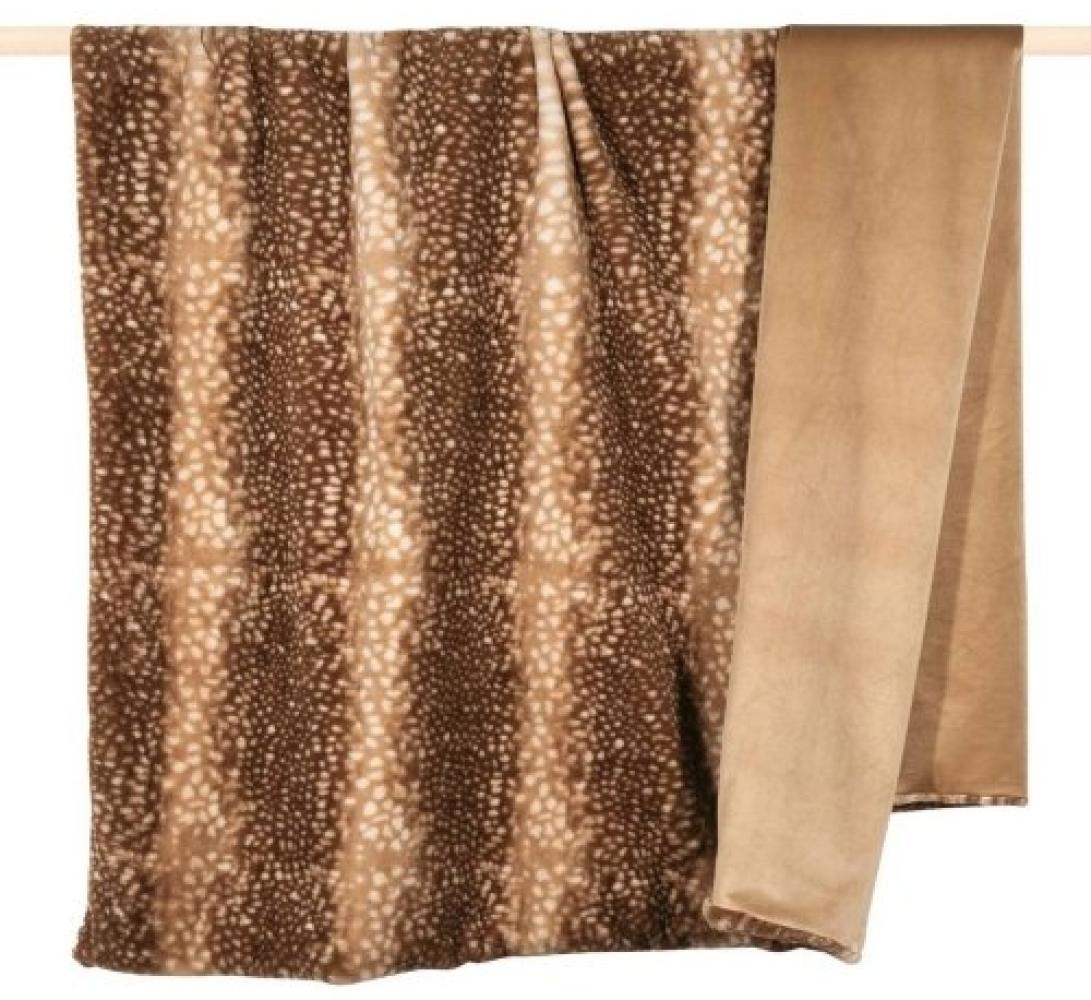 pad Decke Bambi Kunstpelz Brown (140x190 cm) 11290-C90-1419 Bild 1