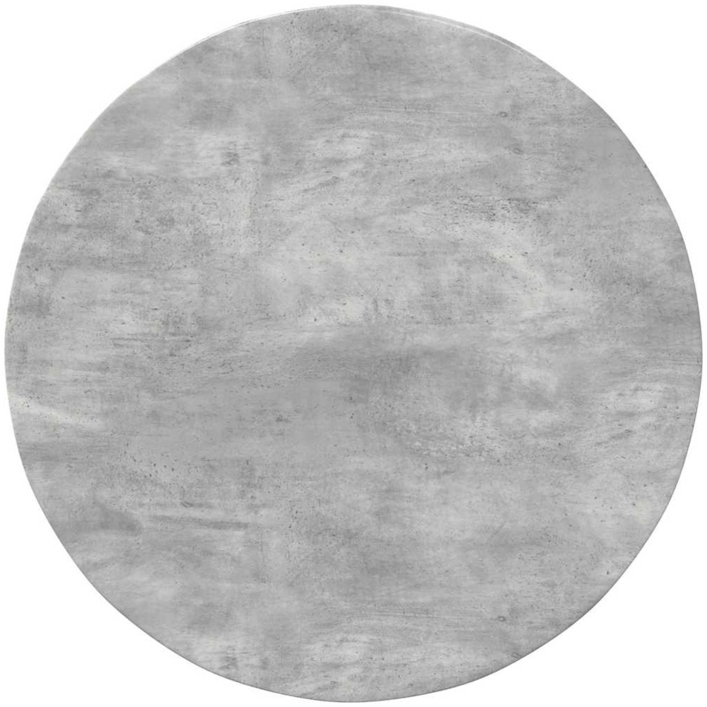 vidaXL Tischplatte Betongrau 80 x 80 x 1,5 cm Holzwerkstoff 880424 Bild 1