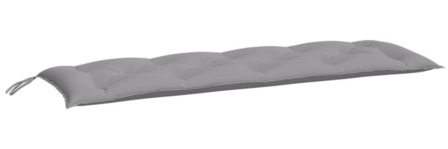 vidaXL Gartenbank-Auflage Grau 150x50x7 cm Oxford-Gewebe 361603 Bild 1
