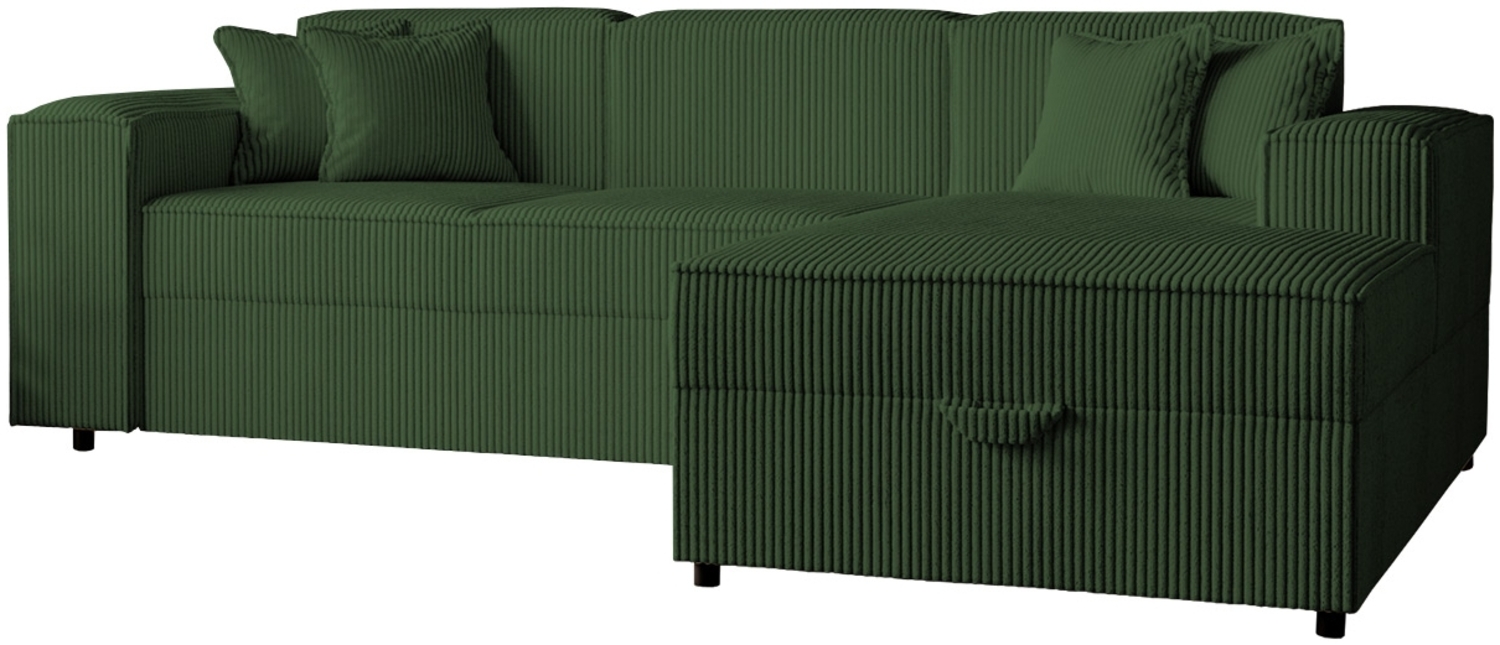 Ecksofa Santos L Cord (Farbe: Poso 14, Seite: Rechts) Bild 1