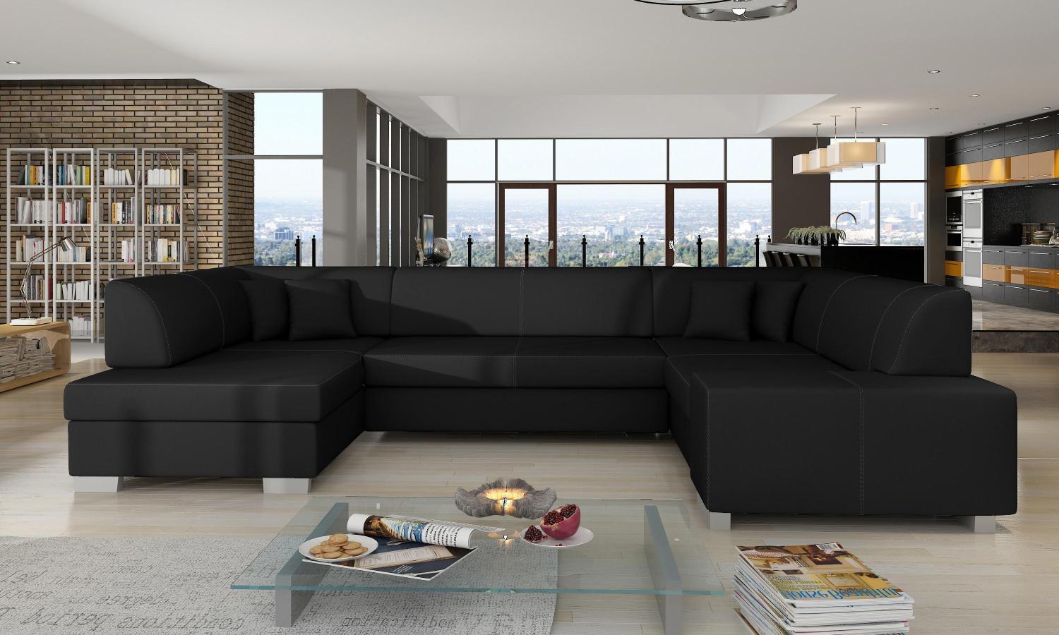 Wohnideebilder Havana Schwarz Ecksofas & Eckcouches Hv17 Bild 1