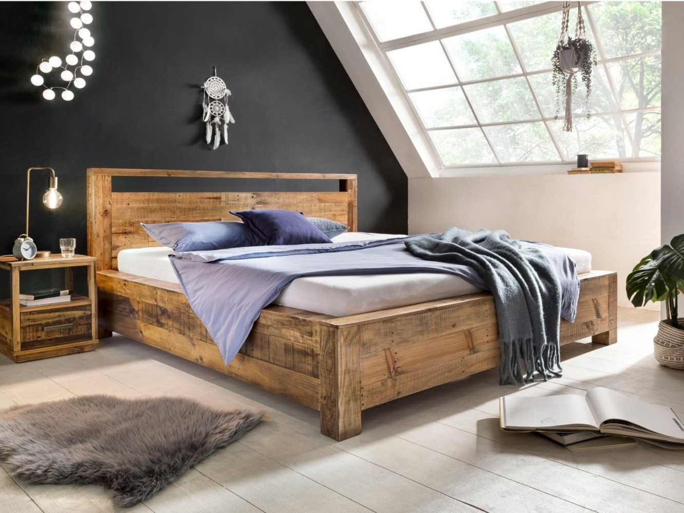 Holzbett Havelock Pinie Bild 1