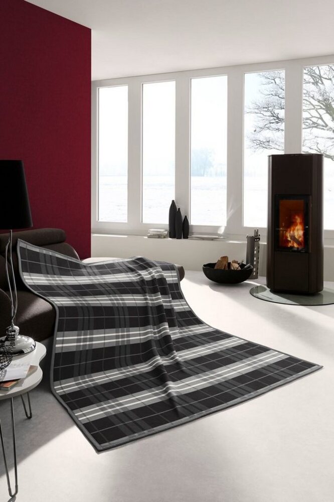 Wohndecke Cotton Home, Biederlack, Steifen-Motiv - Continious Bild 1