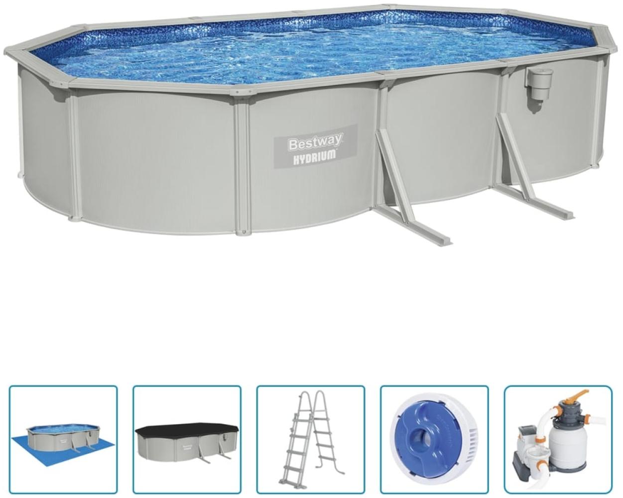 Bestway Hydrium Frame-Pool Oval 610x360x120 cm 93336 Bild 1