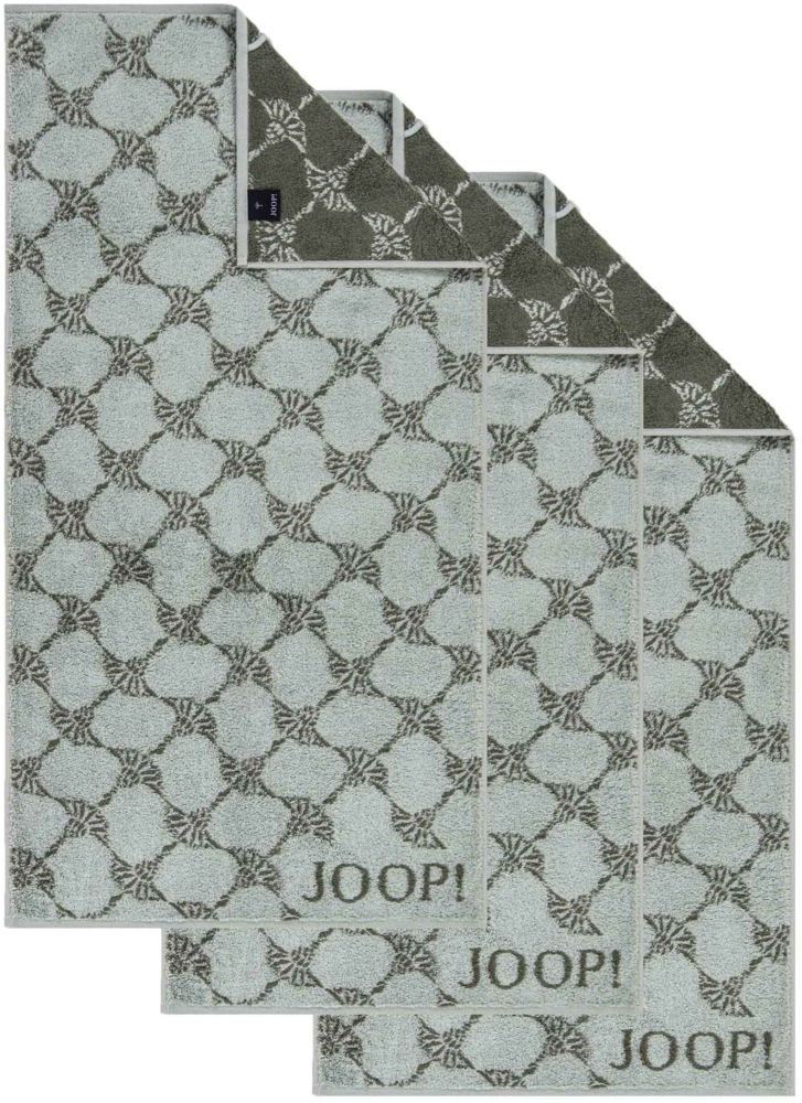 JOOP! Handtuch Classic / Infinity Kollektion, 3er Pack - Walkfrottier Salbei Cornflower 50x100cm Bild 1