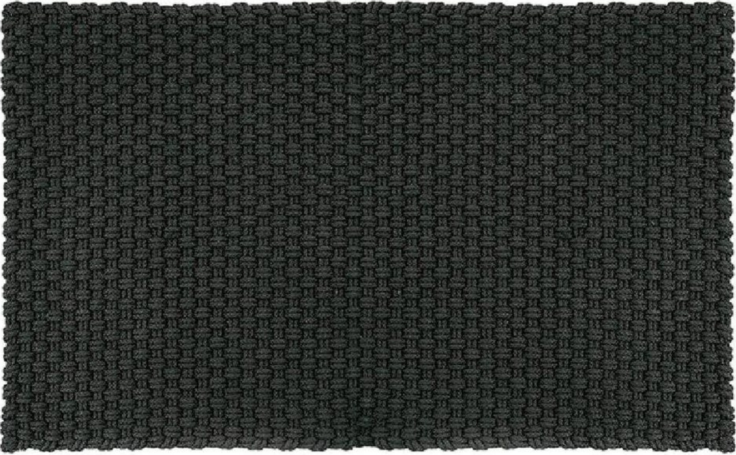 PAD Fußmatte Fußmatte Uni Schwarz (92x72cm) Bild 1