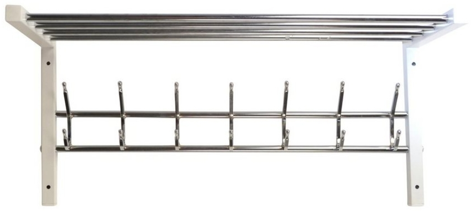 Wandgarderobe "Emma", weiß/chrom Bild 1