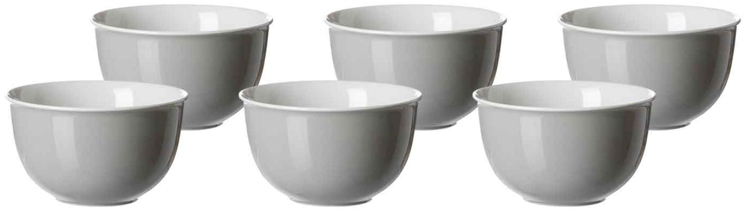 Ritzenhoff & Breker DOPPIO Müslischale 14 cm grau 6er Set Bild 1