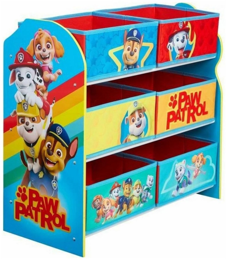HTI-Living Standregal Aufbewahrungsregal mit 6 Fächern Paw Patrol, Stück 1-tlg, Spielzeugkiste 6 Stoffboxen Bild 1