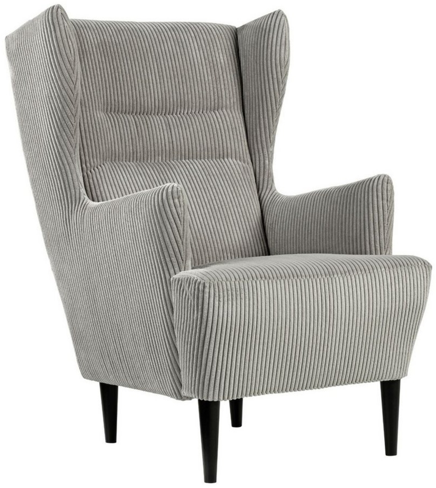 XDREAM Ohrensessel Olaf, Relaxsessel, Loungesessel, Cocktailsessel, Polstersessel (1-St), bequemer Sessel, gepolstert, hohe Rückenlehne, viele moderne Farben Bild 1