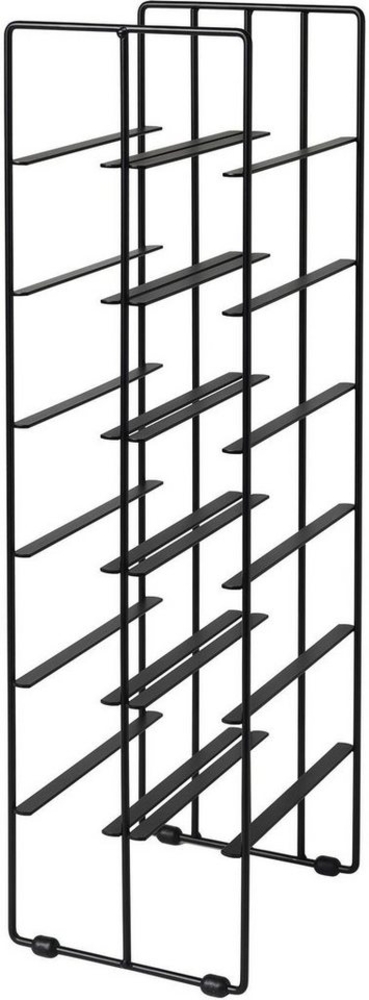 Blomus PILARE Weinflaschenregal, Weinregal, Flaschenregal, Stahl matt pulverbeschichtet, schwarz, 65776 Bild 1
