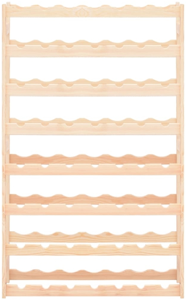 vidaXL Weinregal für 56 Flaschen Kiefernholz 286196 Bild 1