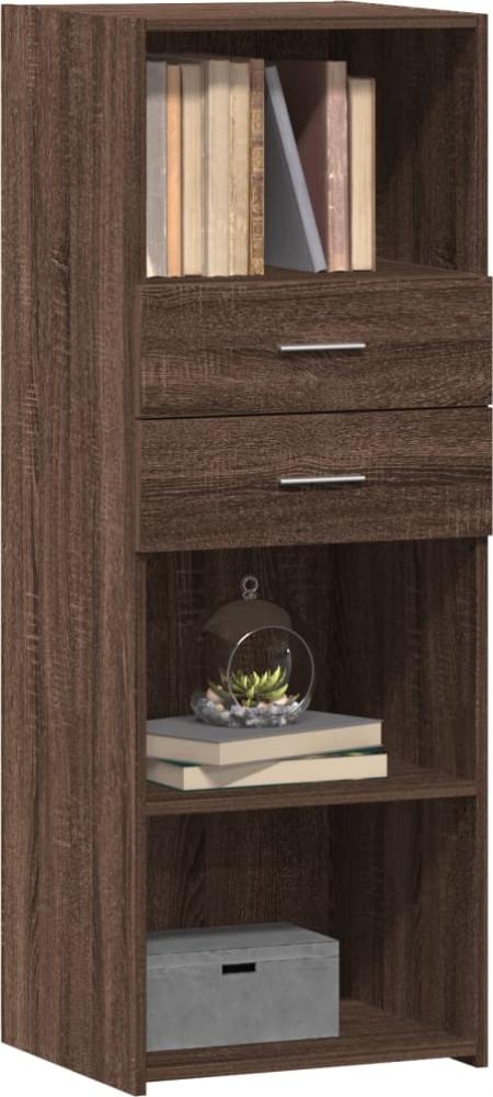 vidaXL Highboard Braun Eichen-Optik 45x42,5x124 cm Holzwerkstoff 846172 Bild 1