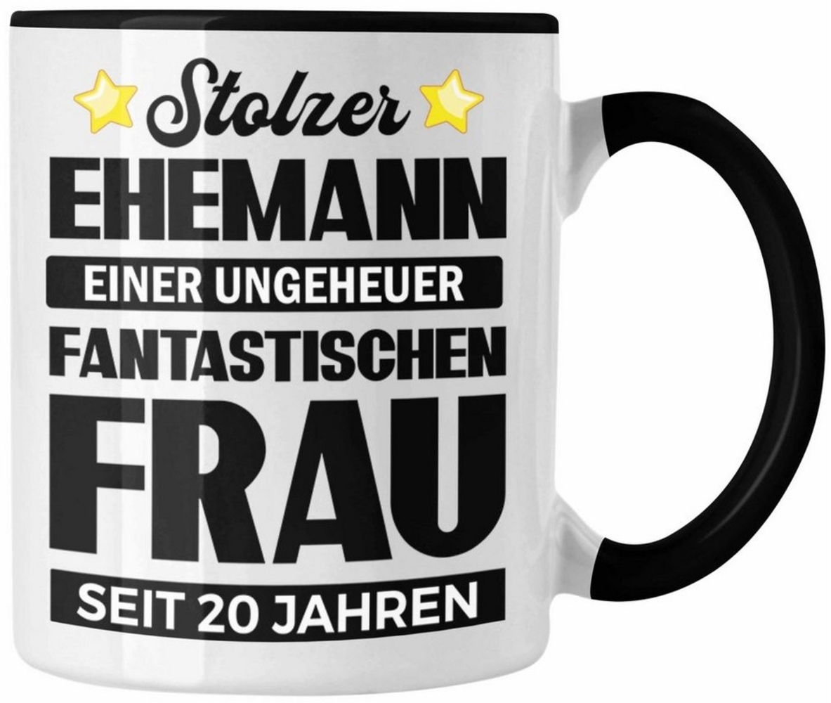 Trendation Tasse Trendation - Tasse 20 Jahre Verheiratet Geschenk Ehemann Lustiger Spru Bild 1