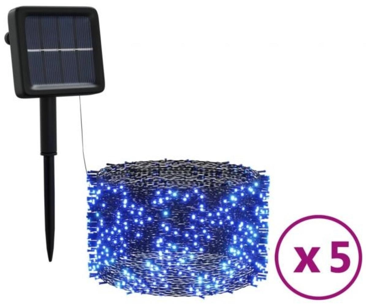 vidaXL Solar-Lichterketten 5 Stk. 5x200 LED Blau Innen Außen 328953 Bild 1