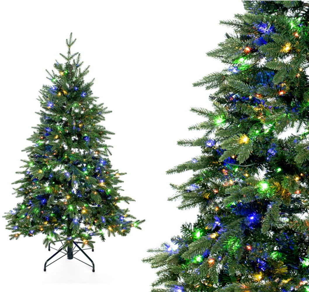 Evergreen Künstlicher Weihnachtsbaum Sherwood Fichte | Inkl. LEDs | Grün | 150 cm Bild 1