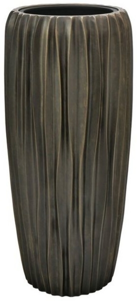 Flingora Bodenvase Minga, mit Einsatz - Fiberglas - Indoor - Kupferbraun - Höhe 75 cm Bild 1