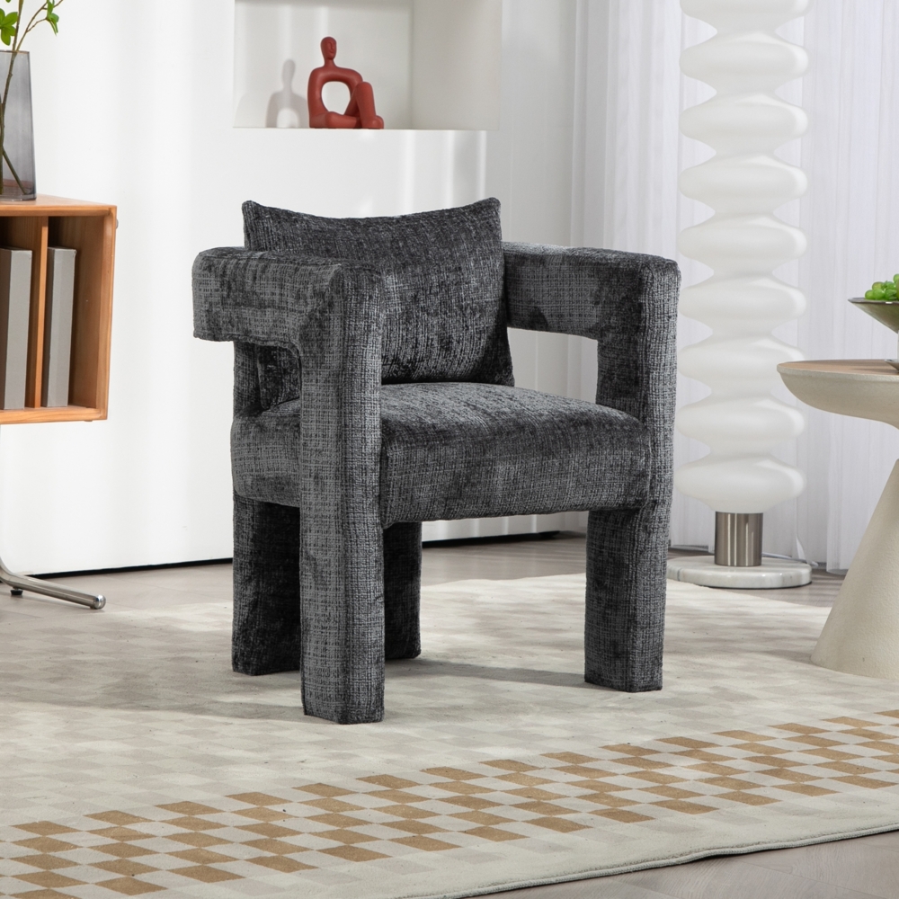 LVHOM TV-Sessel Großer Sessel, Armlehnensessel mit Kissen, Relaxsessel Polstersessel, Schminktisch Stuhl, für Wohnzimmer, Schlafzimmer und Büro Bild 1