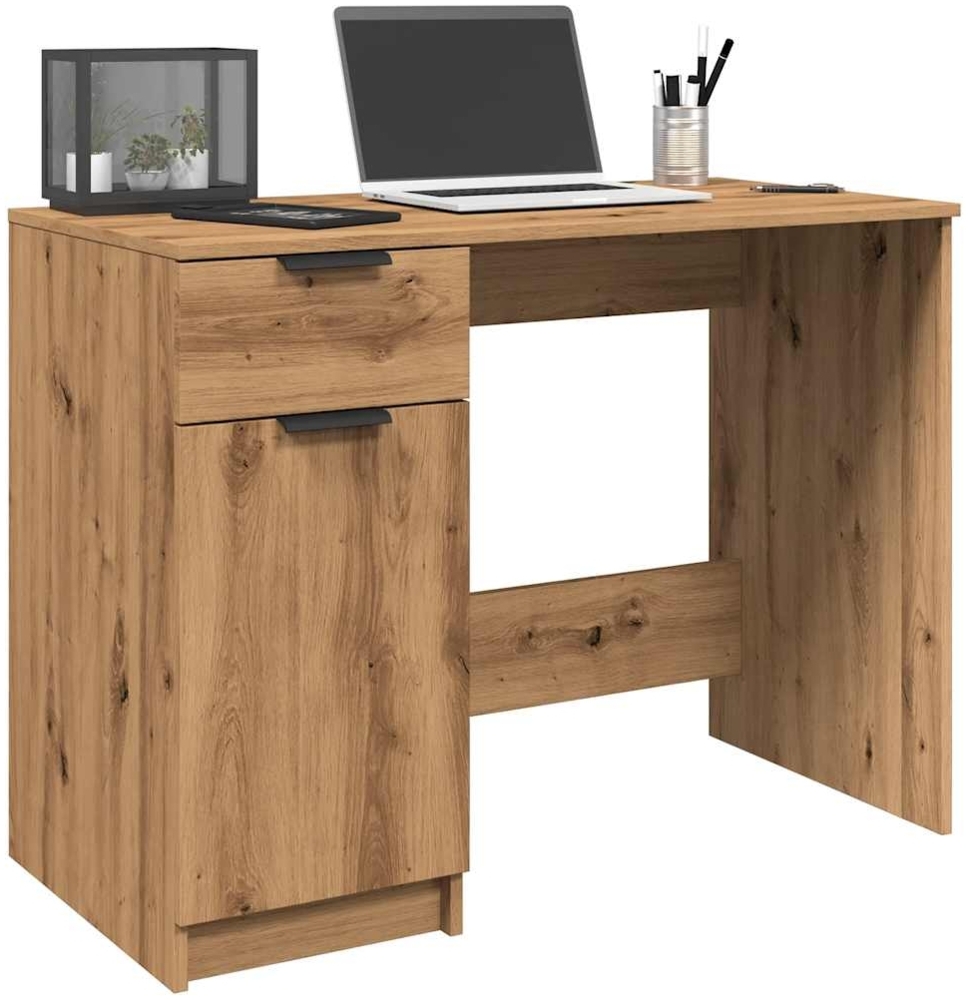 vidaXL Schreibtisch Artisan-Eiche 100x50x75 cm Holzwerkstoff 856996 Bild 1