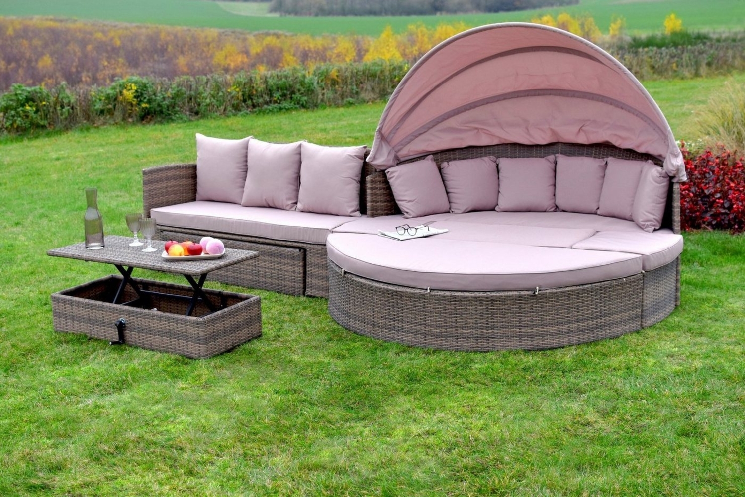 MERXX Garten-Essgruppe Riva, (Set, 24-tlg), Insel, mit Riva Erweiterungsset Bild 1