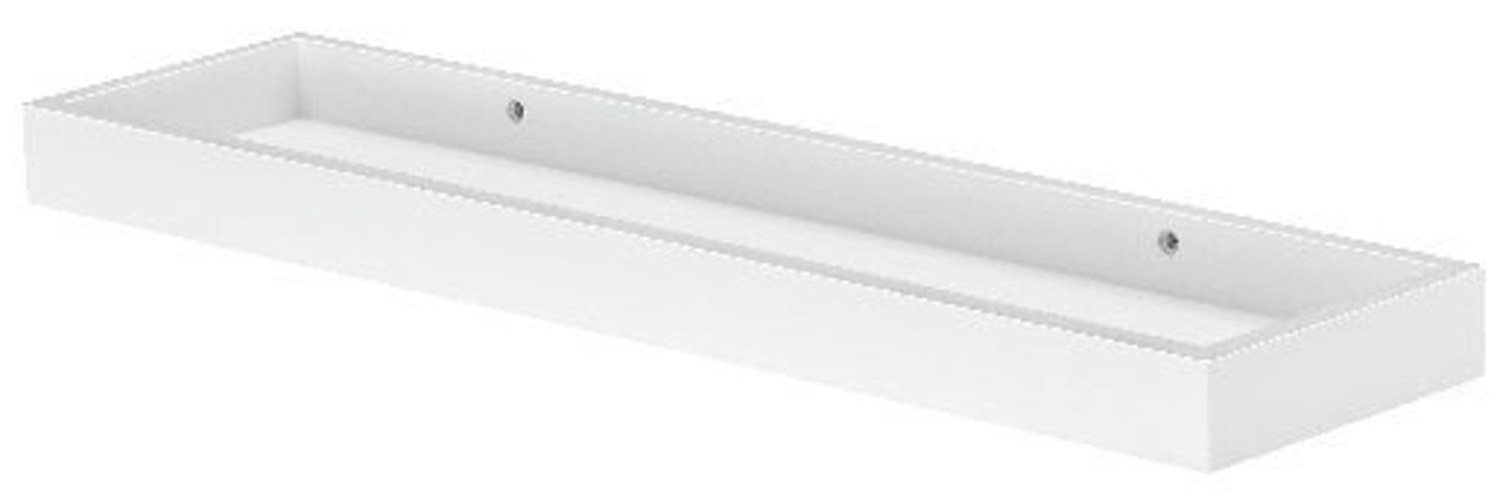Dolle Wandregal Loggia 80 x 15 cm, 40 mm, weiß Bild 1