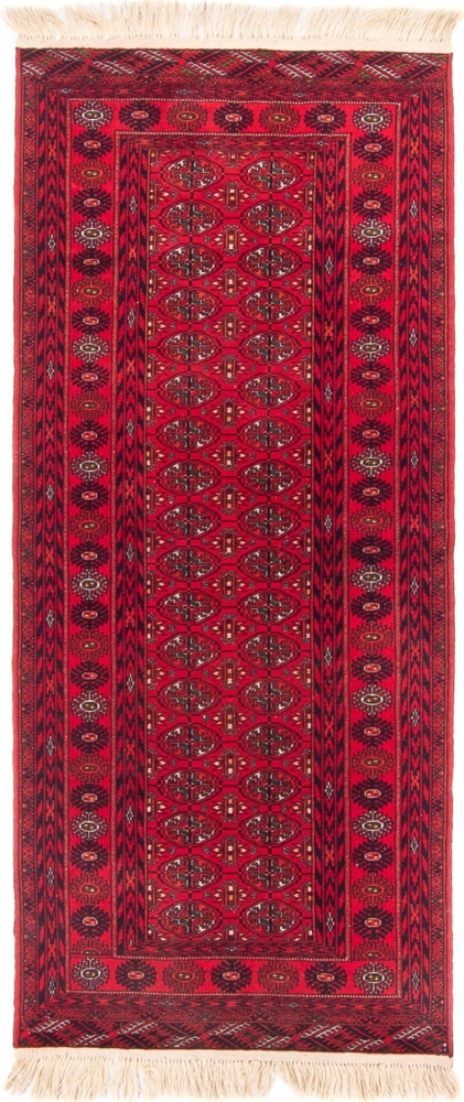 Morgenland Läufer Afghan - 200 x 80 cm - rot Bild 1