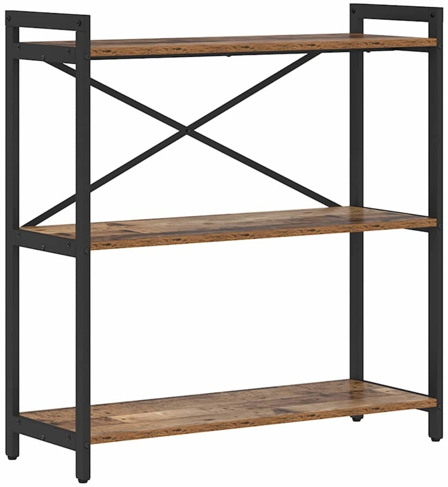 vidaXL Bücherregal Altholz 80 x 30 x 83 cm Holzwerkstoff 868429 Bild 1