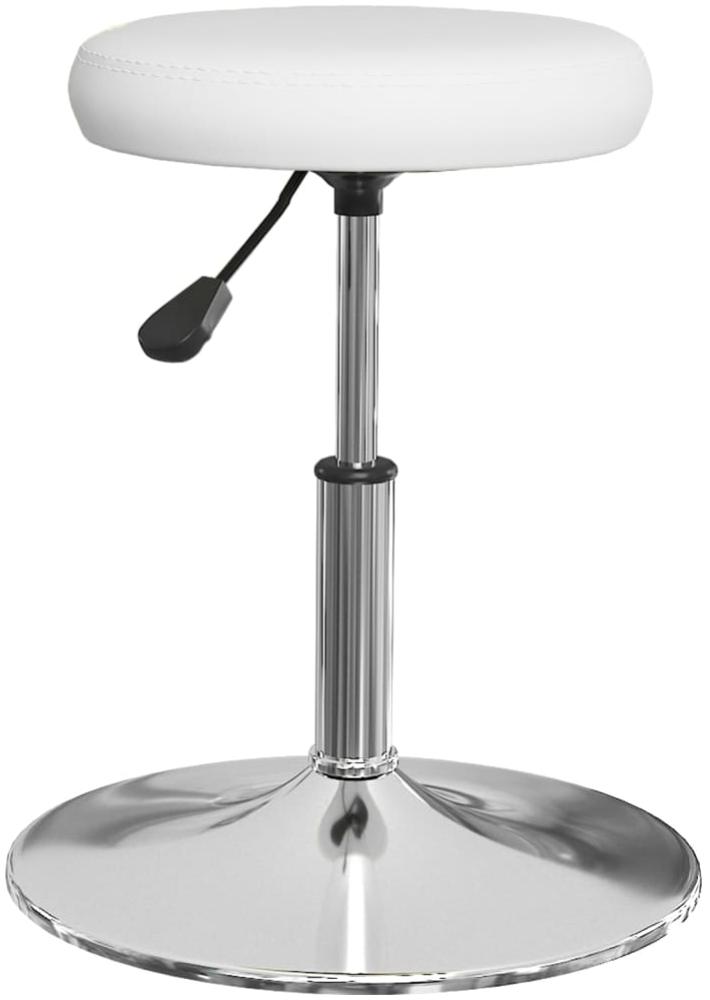 vidaXL Esszimmerstühle 6 Stk. Weiß Kunstleder 3085588 Bild 1