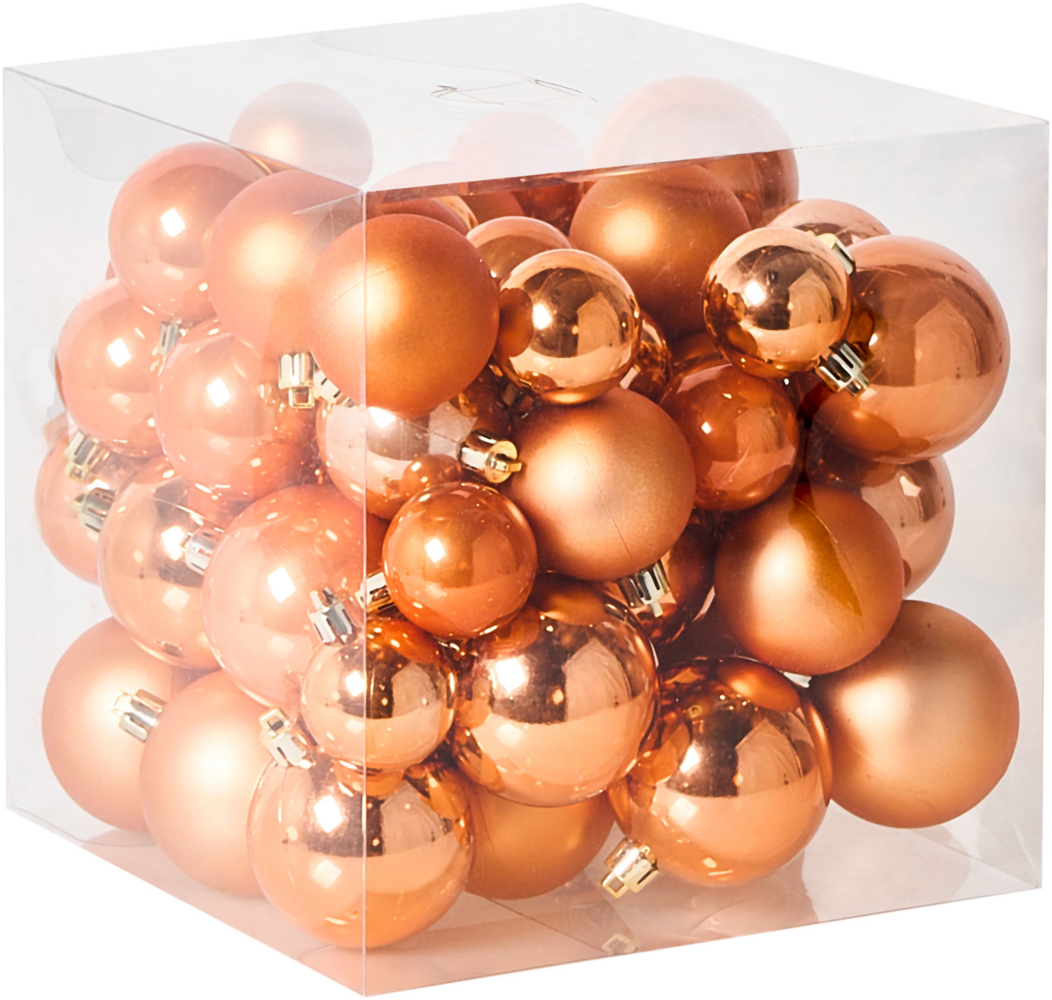 Weihnachtskugel 60er Set LOVATNET Kupfer Bild 1