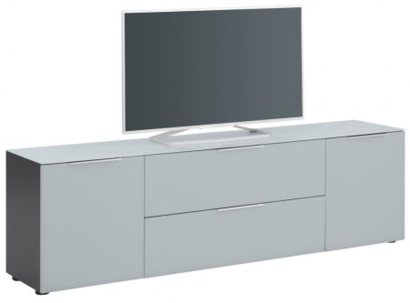 Maja Lowboard 7821 Anthrazit - Seidengrau Matt Bild 1