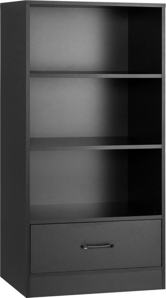 COSTWAY Bücherregal, Standregal mit großer Schubladen & 3 Fächern 60x38x120cm Bild 1