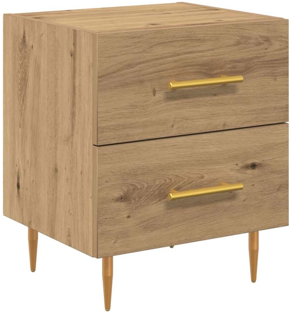 vidaXL Nachttisch Artisan-Eiche 40 x 35 x 47,5 cm Holzwerkstoff 881997 Bild 1