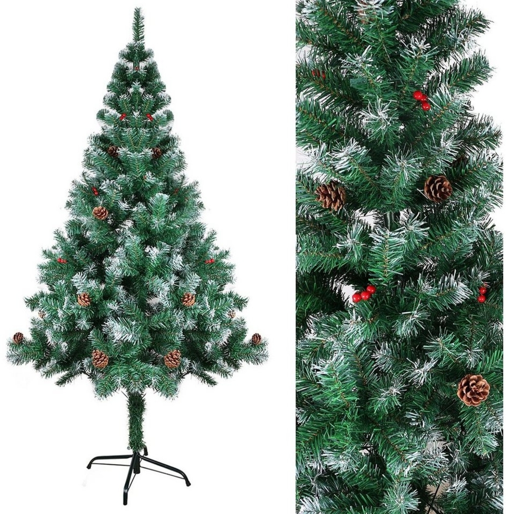 Gotoll Künstlicher Weihnachtsbaum XM011-13, Künstlich Tannenbaum, 120-180cm Christbaum,mit Ständer Kunstbaum Bild 1