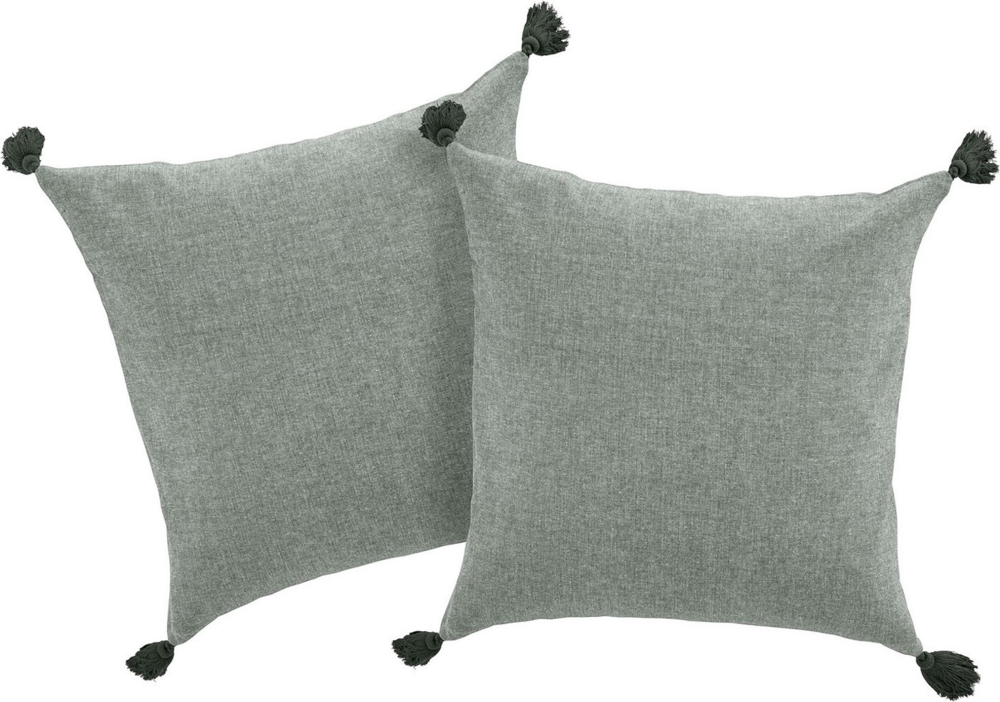 LeGer Home by Lena Gercke Kissenbezug Jada, (2 Stück), Kissenhülle ohne Füllung, 2-er Set, modern und zeitloses Design, 50x50 Bild 1