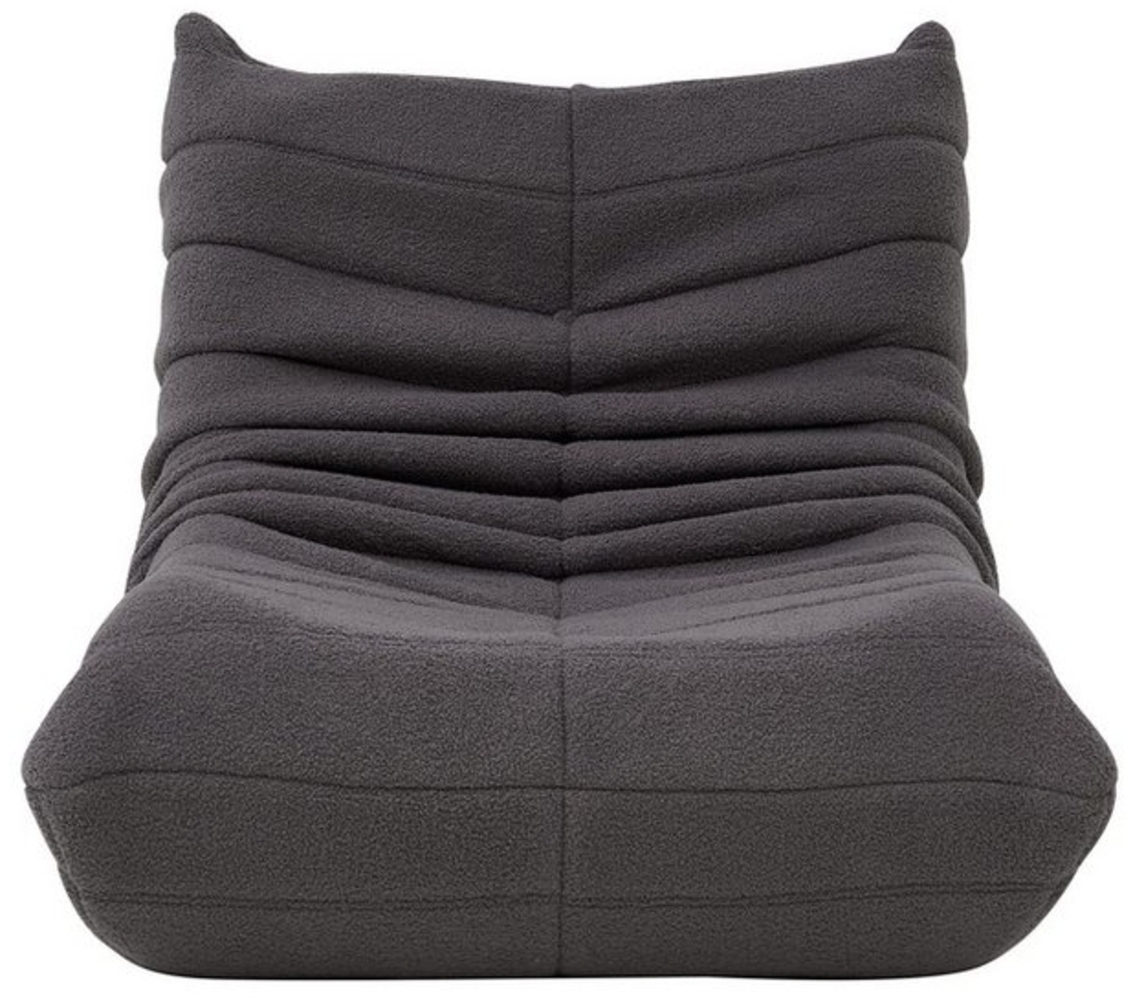 OKWISH Sofa Einzelsofa, Einzelsessel, Relaxsessel, Loungesessel, Wohnzimmer Sofa, Teddyfleece+Schaumstoff mit hoher Dichte, Sitzsack 1 Teile, Produkt als komprimierte Verpackung Bild 1