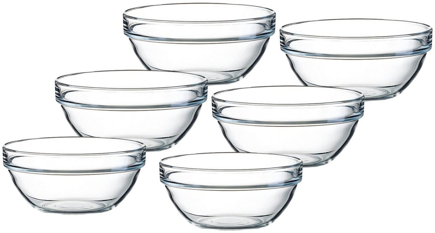 Emilja Müslischale Empilable Glas Schale 14cm - 6 Stück Bild 1