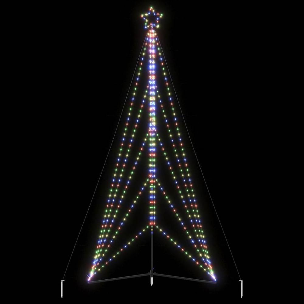 vidaXL Weihnachtsbaum-Beleuchtung 615 LEDs Mehrfarbig 404,5 cm 4016423 Bild 1