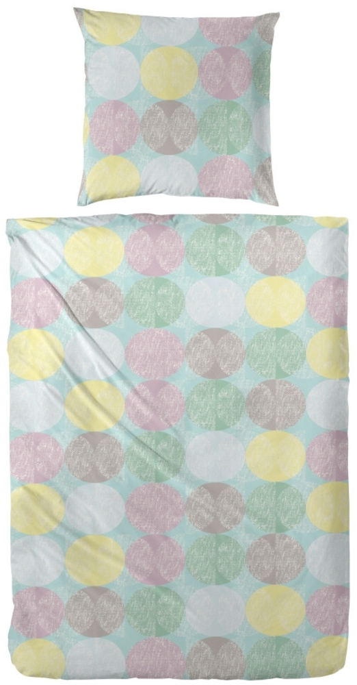 Westminster Bettwäsche Mikrofaser Kreise bunt 135 x 200 cm Bild 1