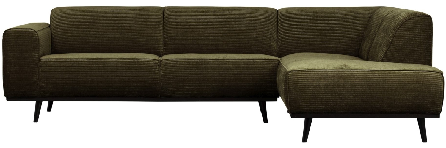 Ecksofa Statement aus gewebten Jacquard Rechts, Olive Bild 1