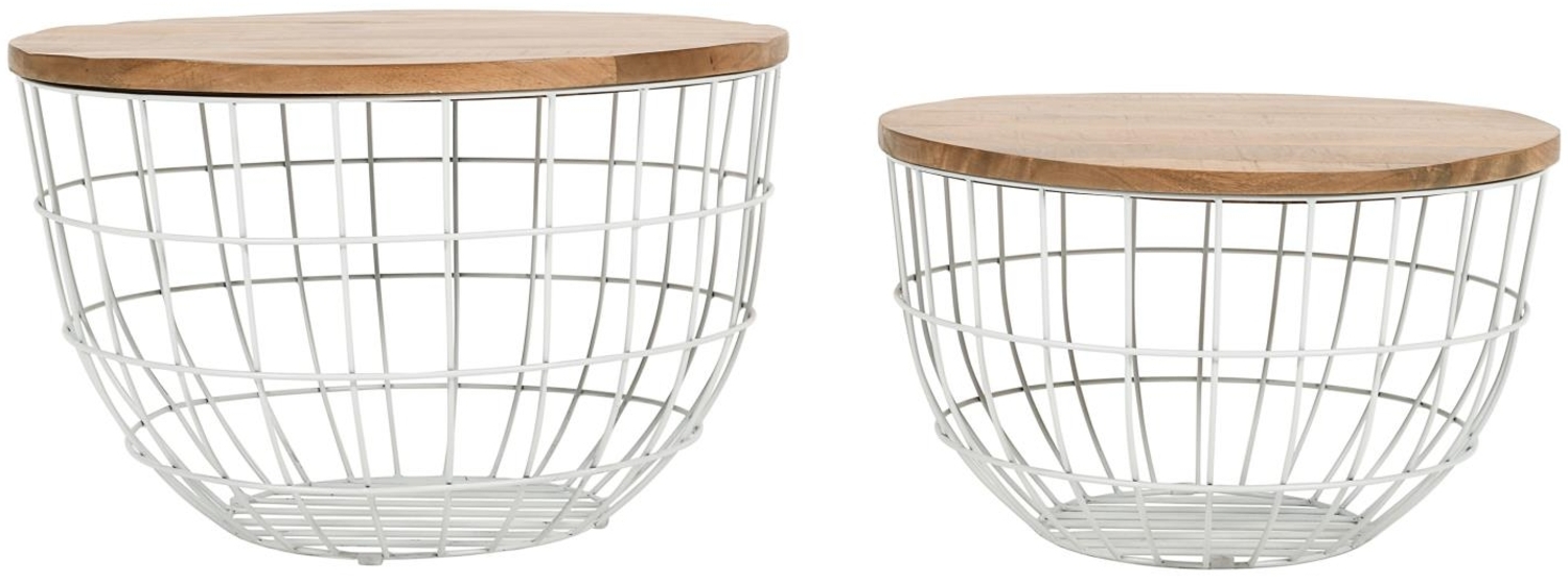 Livin Hill Tischsatz Avola Weiß, gekalkt AV2330-26 Bild 1