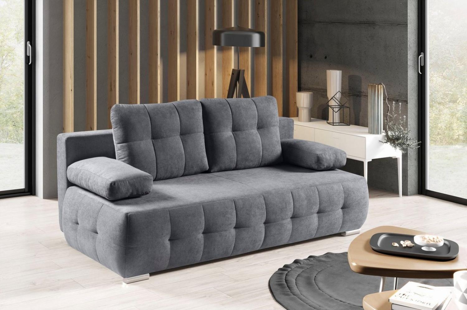 WERK2 Schlafsofa Indigo, 2-Sitzer Sofa und Schlafcouch mit Federkern & Bettkasten Bild 1