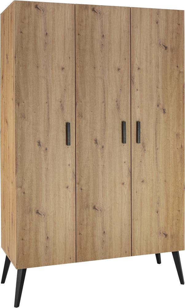 Schardt Morris Oak Schrank 3 Türen Dekor Artisan Oak 194x120x53 cm Bild 1