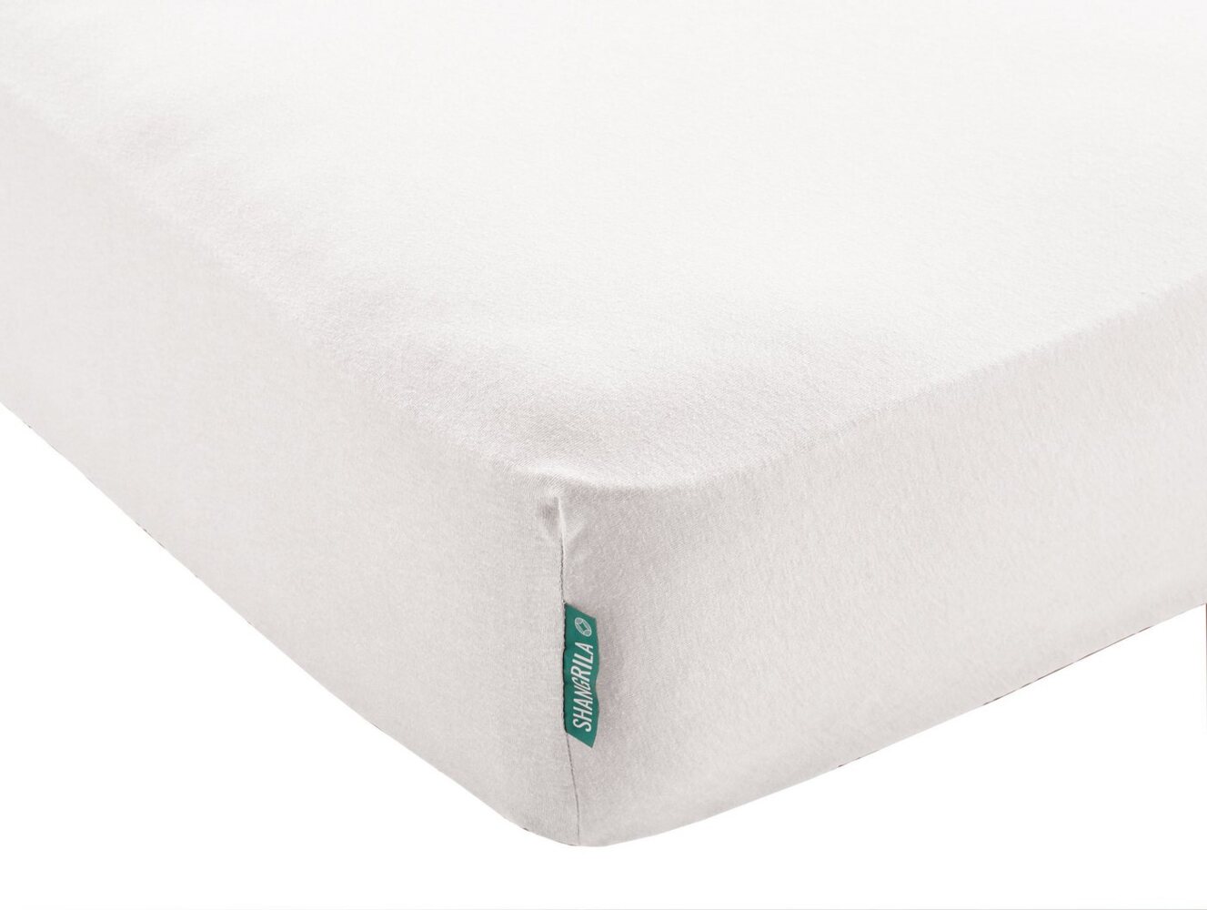 Shangrila Spannbettlaken, Jersey, Gummizug: rundum, (1 Stück), Bettlaken Microsatin Rundumgummizug 202092 Bild 1