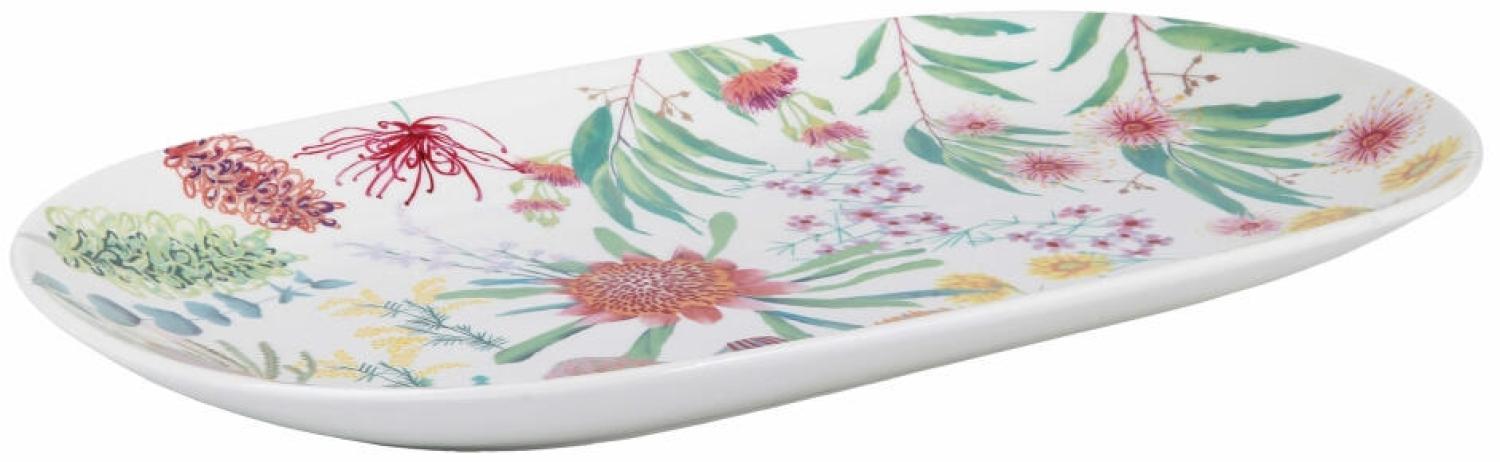 Maxwell & Williams AW0622 Platte 33 cm NATIVE BLOOMS rund, Porzellan, in Geschenkbox Bild 1