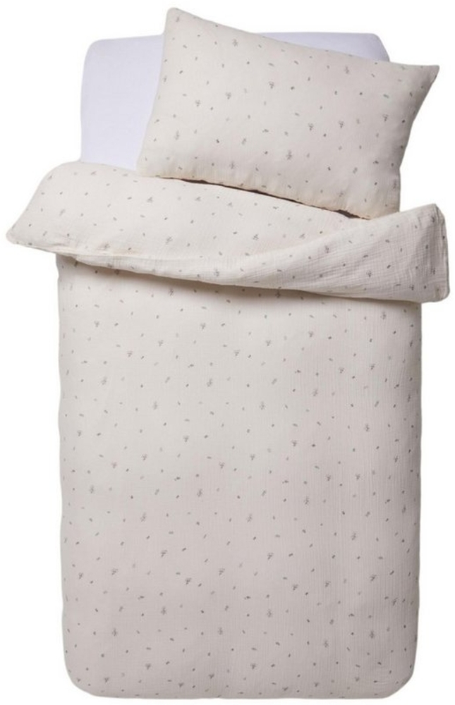 Next Bett-Set Bettgarnitur aus Baumwoll-Musseline, Knitteroptik, Bezug: Baumwolle Bild 1