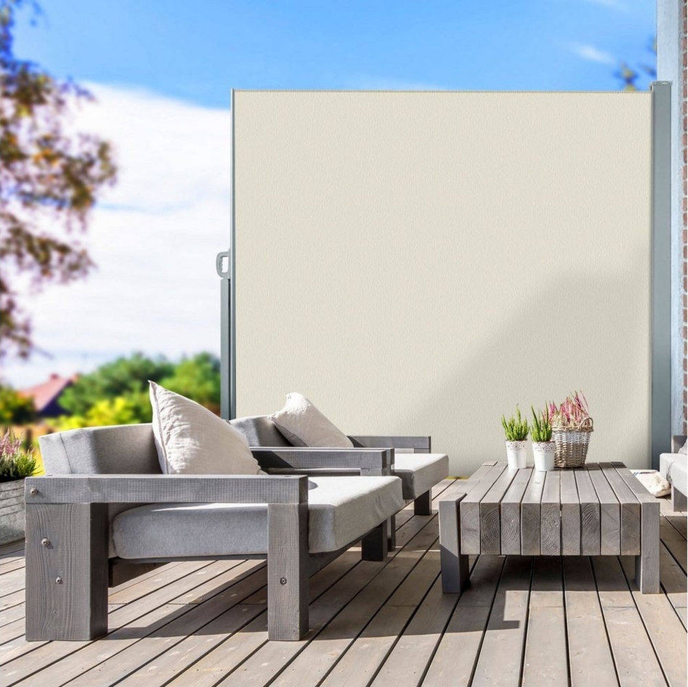 Karat Seitenmarkise für Balkon und Terrasse, Wind- und Sichtschutz In 3 Größen und 4 Farben Bild 1