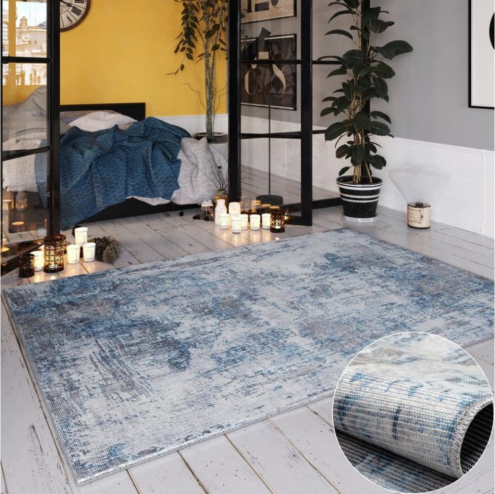 Wohnando Teppich MY-RUG Ishaan, Waschbarer Teppich 180x120cm, rechteckig, Höhe: 3 mm, modernes Design, waschbar bis 30°C, In- und Outdoor geeignet Bild 1