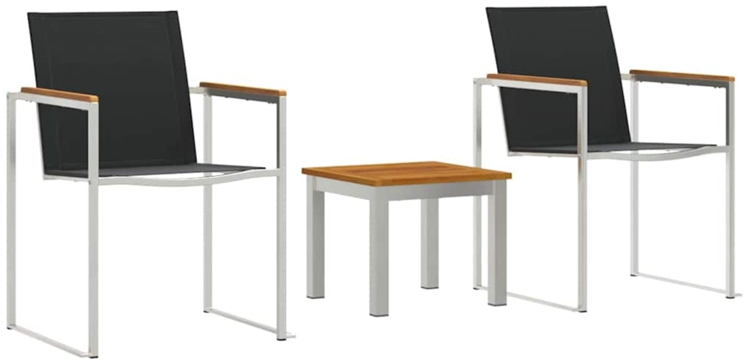 vidaXL EsssetfürdenAußenbereich 3 pcs Massives Akazienholz 3334839 Bild 1