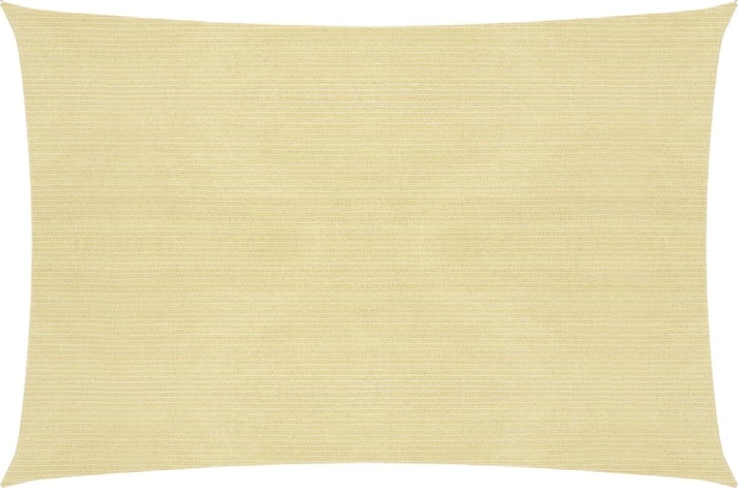 Sonnensegel 160 g/m² Beige 4x7 m HDPE Bild 1